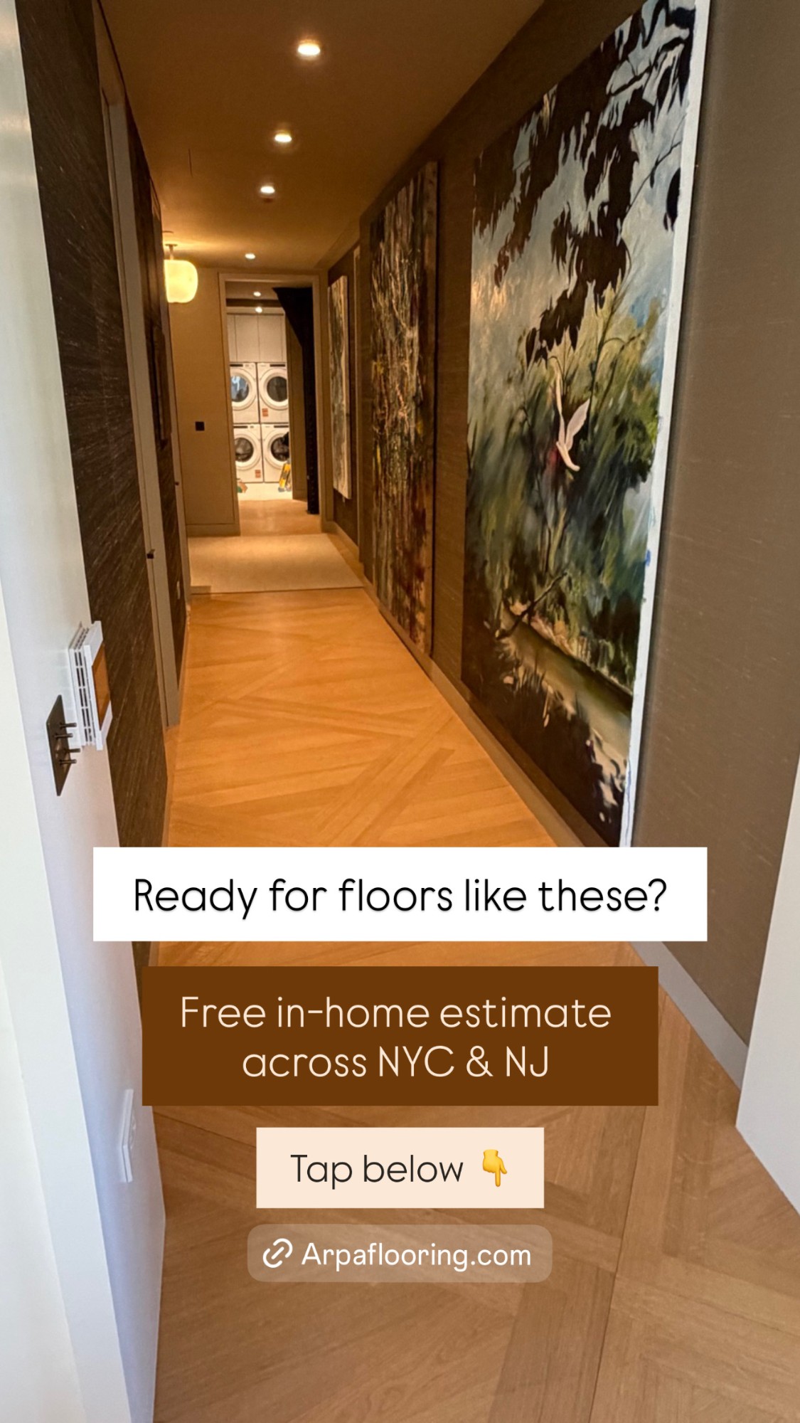 CTA: Ready for floors like these? Free in-home estimate